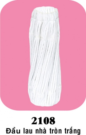 Đầu lau nhà tròn trắng - 2108