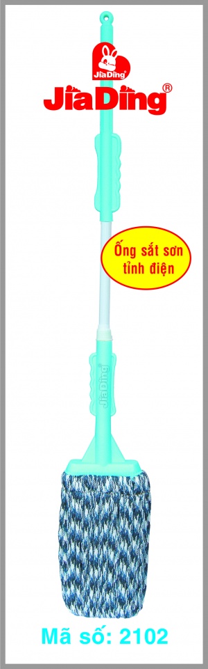 Cây Lau Nhà Vuông Màu Cán Sắt - 2102