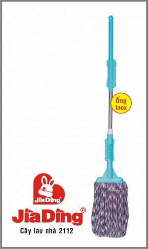 Cây Lau Nhà Vuông Màu Inox - 2112